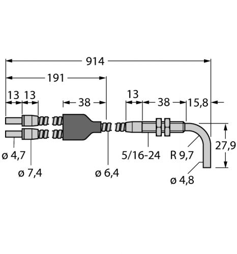 BTA23S Стеклянное оптоволокно Turck