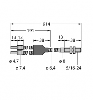 BT23S Стеклянное оптоволокно Turck