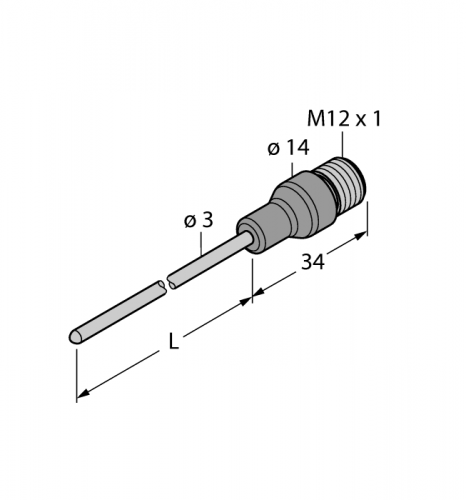 TP-203A-CF-H1141-L150 Детектирование температуры Turck