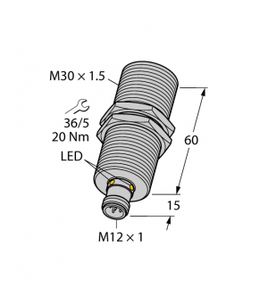 RU300U-M30E-LI8X2-H1151 Ультразвуковой датчик Turck