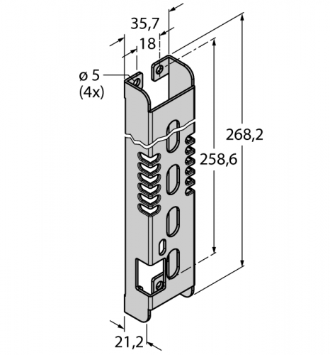 SMBPVD225A Монтажный кронштейн Turck
