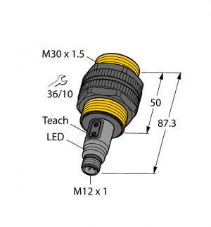 BCT10-S30-UP6X2T-H1151 Емкостной датчик Turck