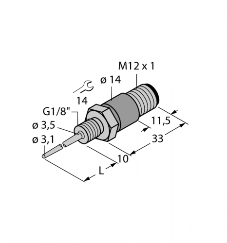 TP-103A-G1/8-H1141-L013 Детектирование температуры