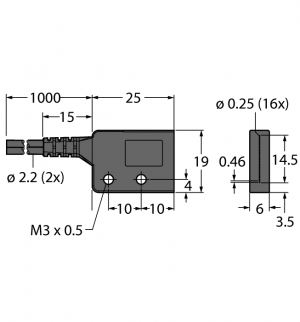 PBR1X323U-VL Пластмассовое оптоволокно Turck