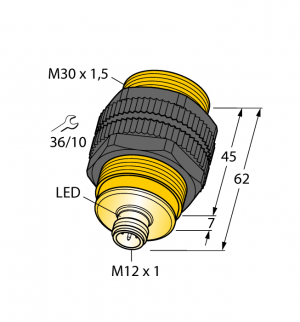 BI10U-S30-VP6X-H1141 Индуктивный датчик Turck