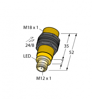 NI12U-S18-VP6X-H1141 Индуктивный датчик Turck