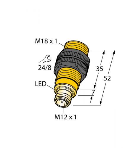 NI12U-S18-VP6X-H1141 Индуктивный датчик Turck