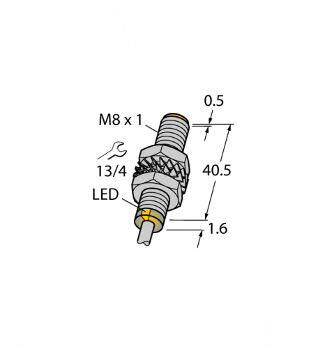BI2-M08E-VP6X 7M Индуктивный датчик Turck