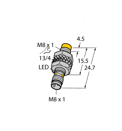 NI5-M08KK-AP6X-V1131 Индуктивный датчик Turck