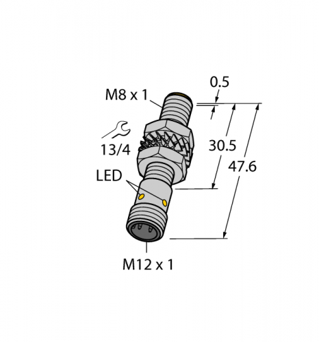 BI3-M08-VP6X-H1341 Индуктивный датчик Turck