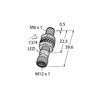 BI2-M08K-AP6X-H1341 Индуктивный датчик Turck