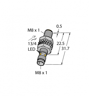 BI2-M08K-AP6X-V1131 Индуктивный датчик Turck