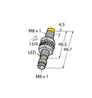 NI5-M08E-VP6X-V1141 Индуктивный датчик Turck