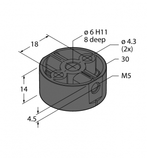 P1-RI-QR20 Позиционирующий элемент Turck