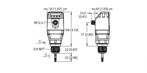 LS-534-0000-LIU24PN8X-H1181 Датчик уровня Turck