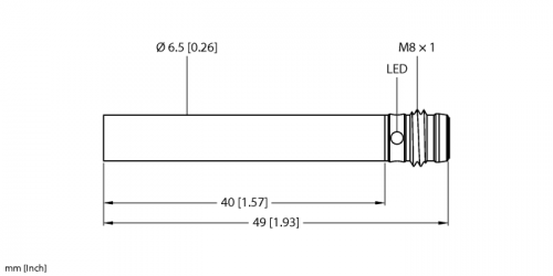 BI1.5-EH6.5-AP6X-V1131 Индуктивный датчик Turck