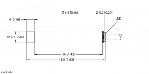 NI3-EH6.5-AP6X Индуктивный датчик Turck