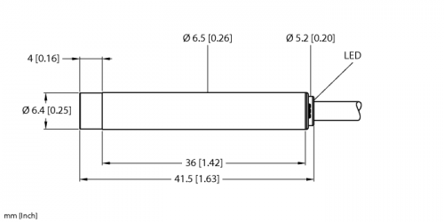 NI3-EH6.5-AP6X Индуктивный датчик Turck