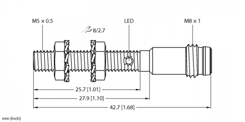 BI1-EG05-AP6X-V1331 Индуктивный датчик Turck