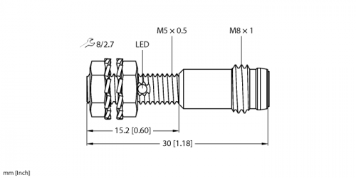 BI1-EG05K-AP6X-V1331 Индуктивный датчик Turck