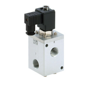 VCH410, 3-линейный клапан для воздуха высокого давления (5.0 МПа) с электропневматическим управлением