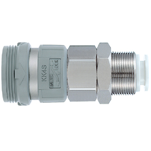 KK*S-*E, Ответная часть для панельного монтажа с быстроразъемным соединением